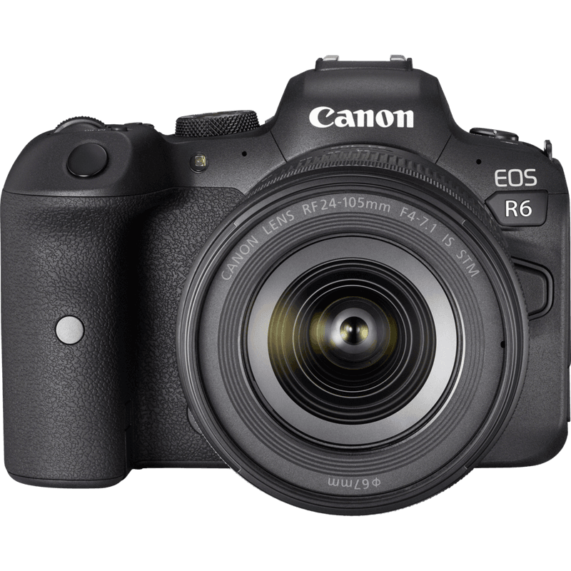 Canon EOS R6 Mark II with battery grip and RF 24-105mm F4 L lens