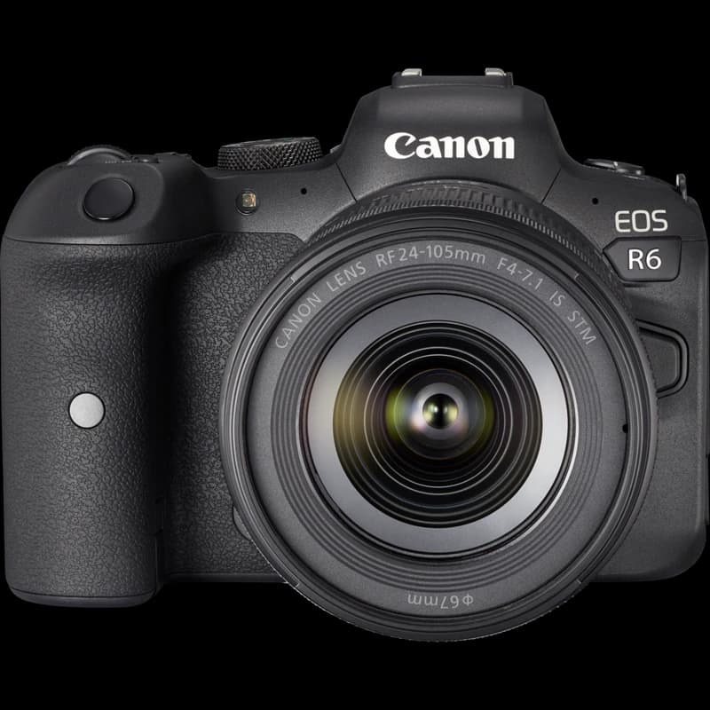 Canon EOS R6 Mark II with battery grip and RF 24-105mm F4 L lens